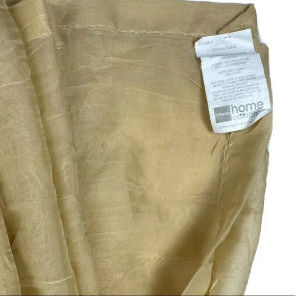 JC Penney Discontinued Swag Curtain crinkle Sheer - Picture 5 of 5